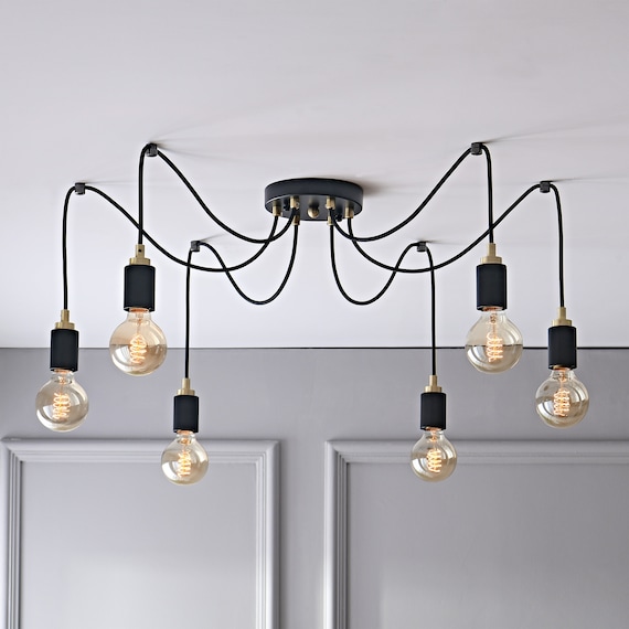 Spider lamp chandelier deals