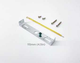 4.5in (115mm) Crossbar Bracket With Ground Wire Kit for 4.7in Ceiling Canopies - DIY Lighting Lamp Parts - Pendant Light Fixture Components