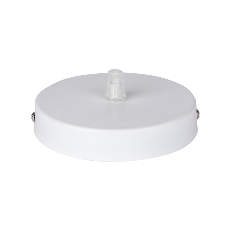 1 Port White Ceiling Canopy Nylon Cord Grips Diy Lighting Fixture Lamp Base Industrial Retro Loft Pendant Parts