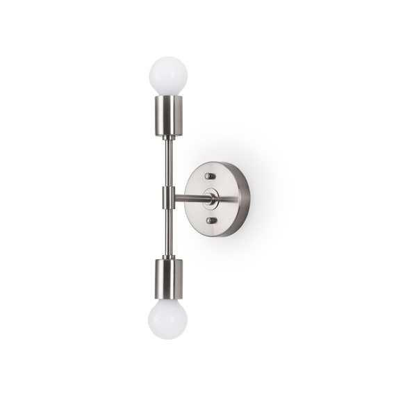 2 light cheap wall sconce bathroom