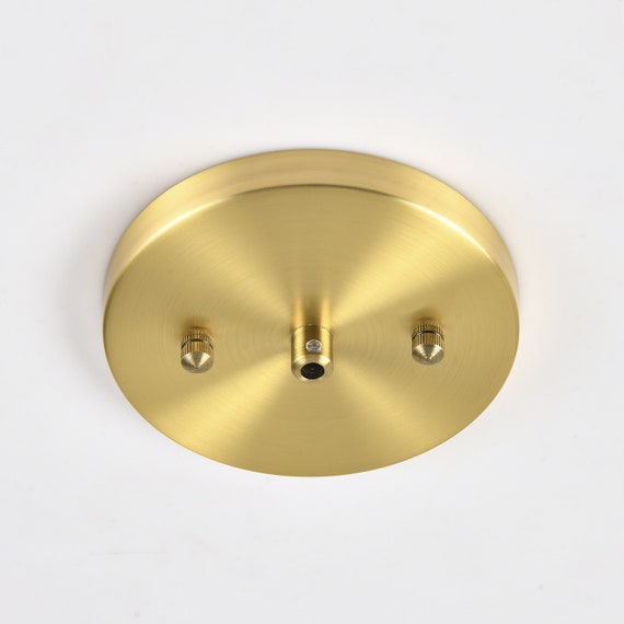 5in Modern Shallow Canopy Kit With Hardware Brushed Gold Canada 5in Modern Shallow Canopy Kit With, Light Fixture Parts Canada