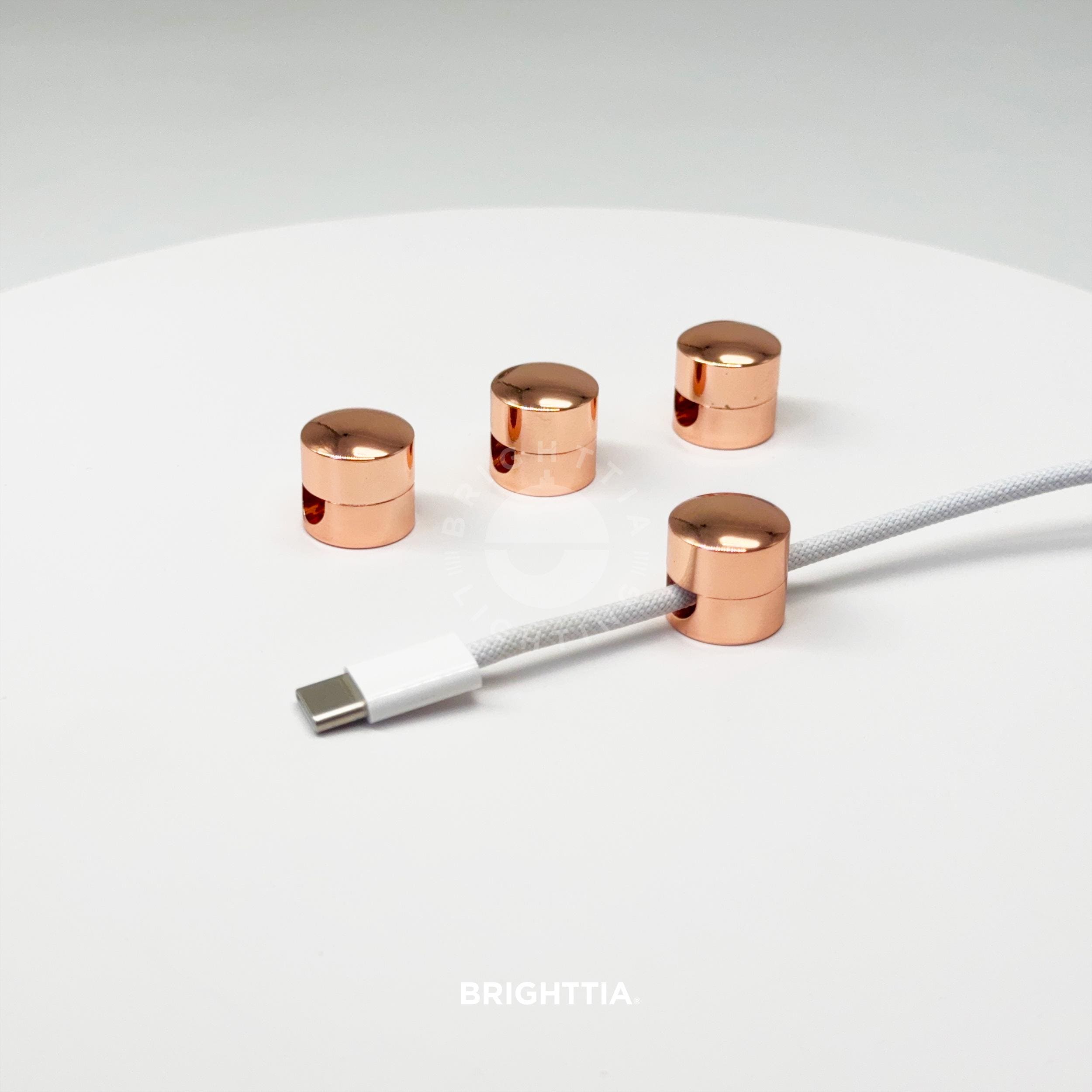 Organizzatore Cavi Magnetico - 10 Pezzi, Clip Adesive Per Scrivania, Comodino, Cavi USB E Ricarica - Foto 8