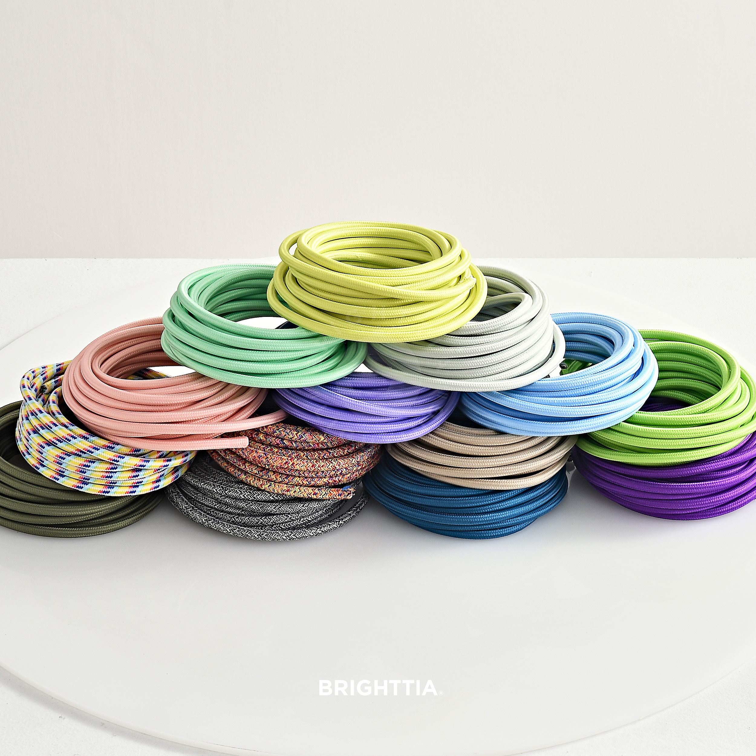 Cloth Conductor Cloth Wire 18/2 20Ft Vintage Cable Flexible Fabric Antique Wire Power ...