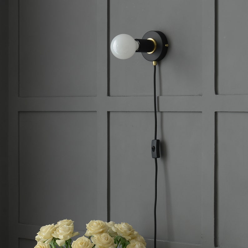 plug in wall sconce brass plug in wall sconce brass