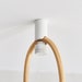 White Easy Hook - Minimalist Cord Keeper Hook For Swag Pendant, Chandelier Lighting & Hanging Plant - Wall/Ceiling Mountable - 6 Colors 