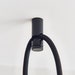 Black Easy Hook - Minimalist Cord Keeper Ceiling And Wall Hook For Swag Pendant & Chandelier Lighting - Plant Hanger - 6 Available Colors 