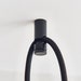 Black Easy Hook - Minimalist Cord Keeper Ceiling And Wall Hook For Swag Pendant & Chandelier Lighting - Plant Hanger - 6 Available Colors