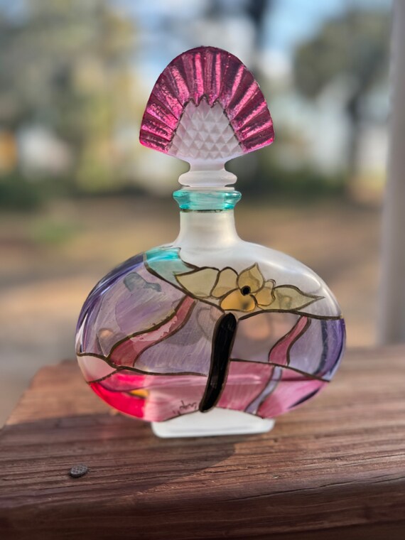 Puntoarte Italian Art Glass Perfume Bottle - Vint… - image 1
