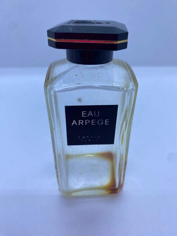 Vintage Eau Arpege Lanvin Paris Perfume Bottle - e