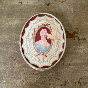Vintage DuBarry Loose Face Powder by Richard Hudnut Victorian Vanity Box