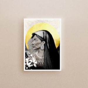Heilige Kateri Tekakwitha - ochtendgebed - heilige kaart