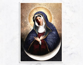 Our Lady of the Gate of Dawn / Tota Pulchra Es Holy Card
