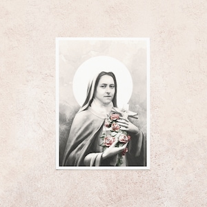 Saint Thérèse of Lisieux Prayer Card