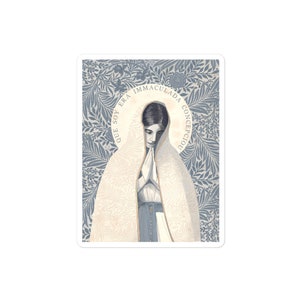 Nuestra Señora de Lourdes Pegatina