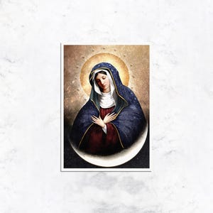 Unsere Liebe Frau vom Tor der Morgenröte / Tota Pulchra Es Heilige Karte