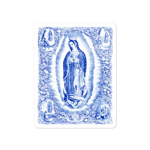 Adesivo vintage Nostra Signora di Guadalupe