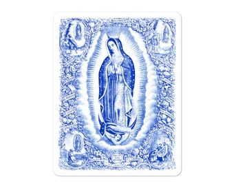 Vintage Our Lady of Guadalupe Sticker