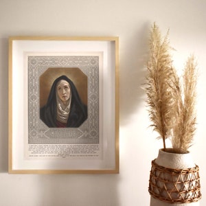 Our Lady of Sorrows Vintage 12x16 Print