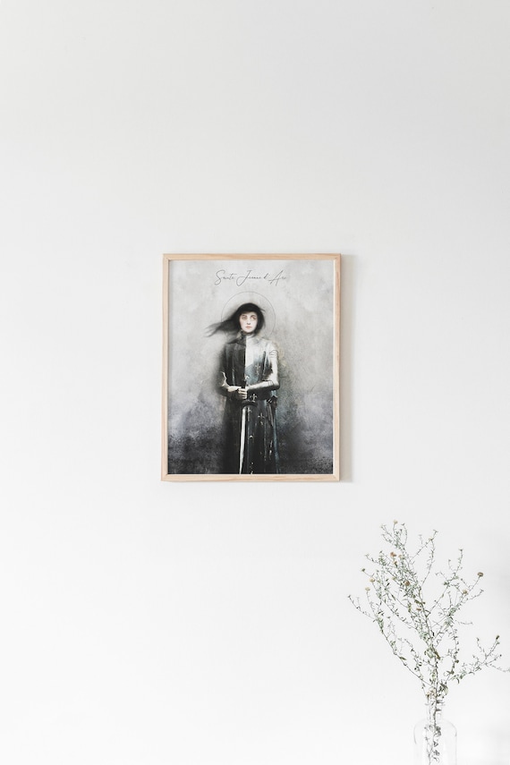 Saint Joan of Arc Print | Etsy