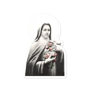 Heilige Thérèse van Lisieux Sticker