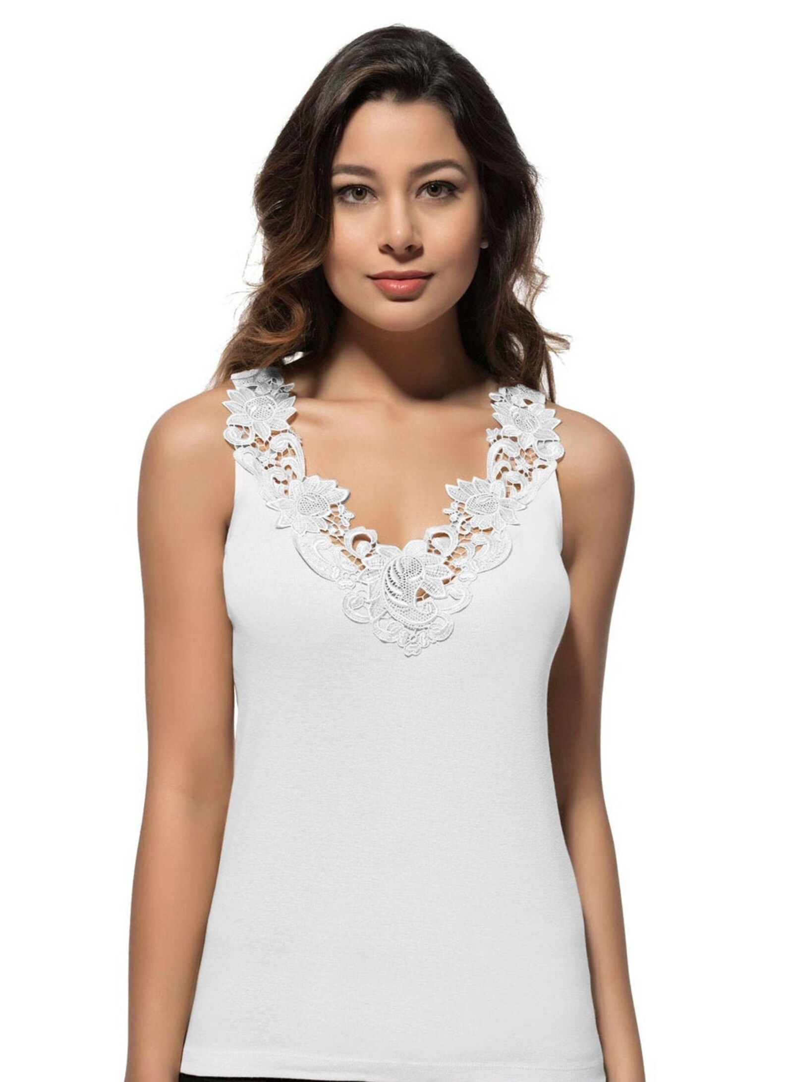 PACK OF 3 Lace Trim Women's Dressy Cami Tank Tops Etsy