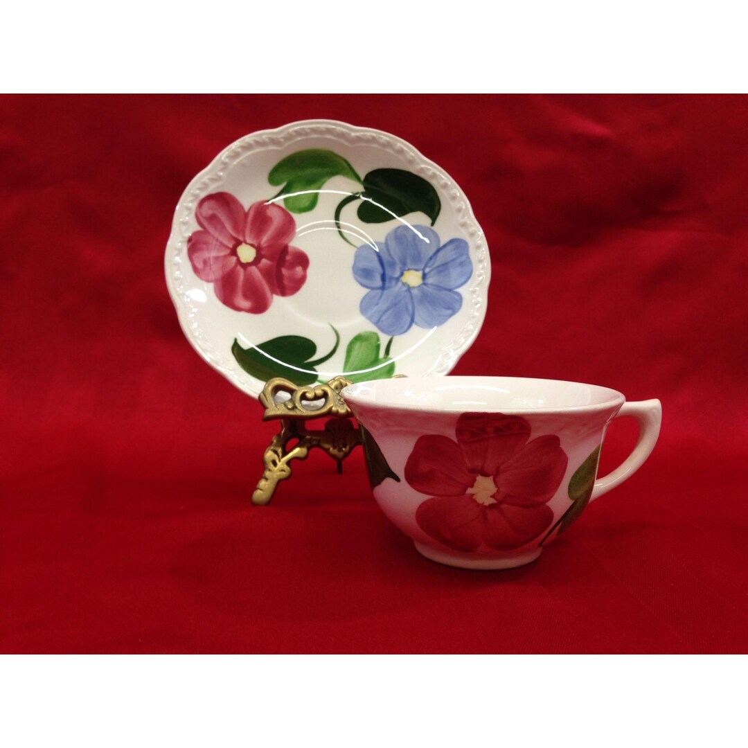 Heritage Ware by Stetson Vintage handpainted Underglaze Bone China Tea