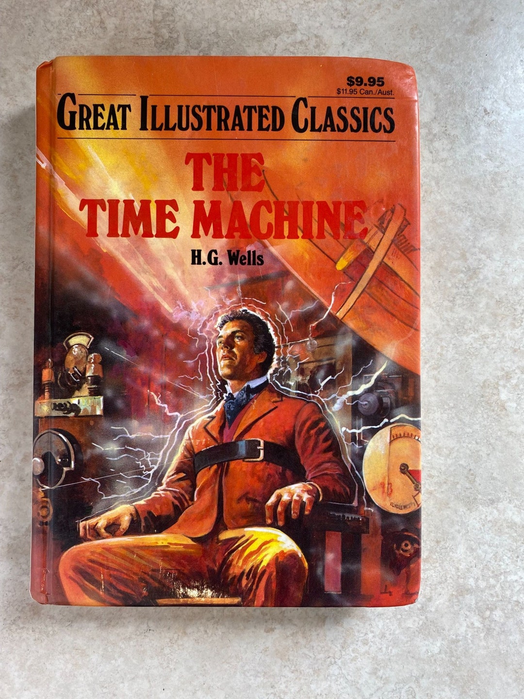 The Time Machine Book Great Illustrated Classics by H. G. - Etsy