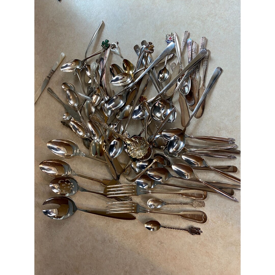 Flatware of Various Types and Styles and Manufacturers Large Etsy