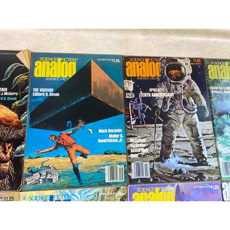 Analog Science Fiction 1979 Magazines Lot Of 10 image 3