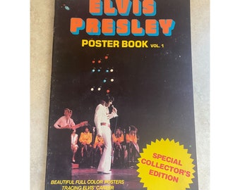 Elvis Presley Poster Buch 1977 Vol 1 Sonderedition Vollfarbe Poster Von Prime Press 11x17