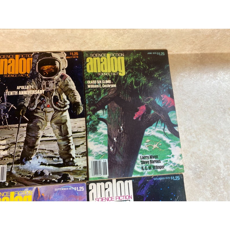 Analog Science Fiction 1979 Magazines Lot Of 10 image 4