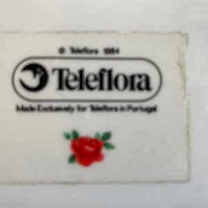 Teleflora Vintage 1984 Hearts & Roses Trinket Box for Dresser image 8