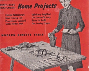 Vintage Home Craftsman Magazine January-February 1951