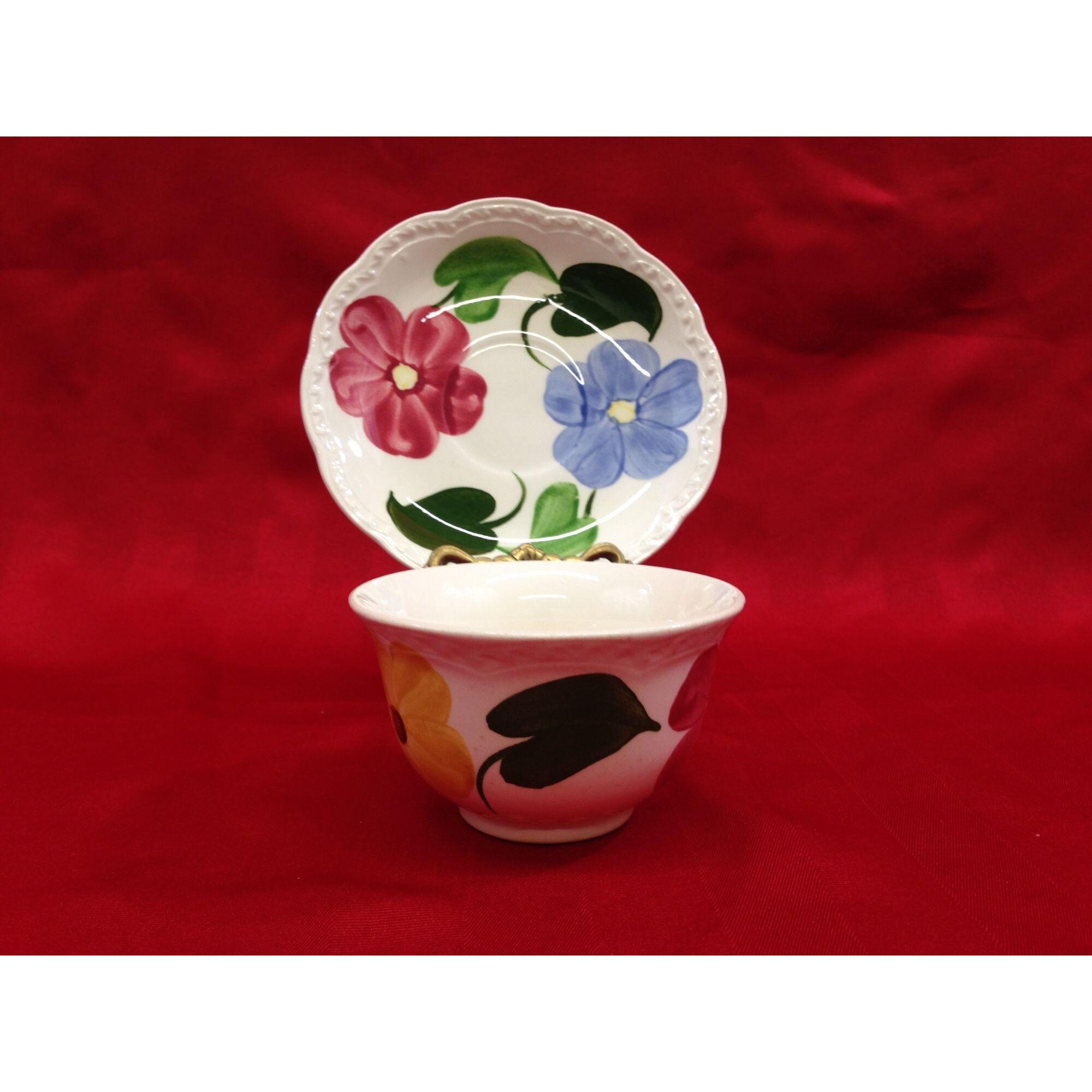 Heritage Ware by Stetson Vintage handpainted Underglaze Bone China Tea