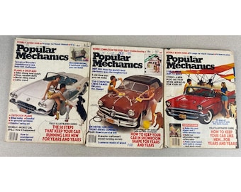 Vintage 1979-1980-1981 Popular Mechanics Magazines USED AS SEEN