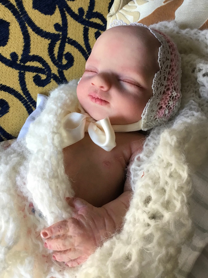 43cmリアルな ハンドメイド・手芸 専用リボーンドール（43cmベビーちゃん）