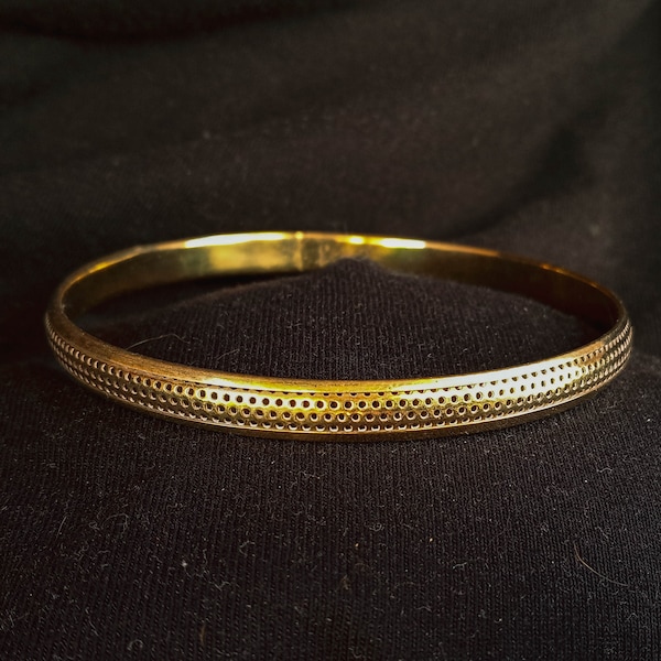 Bracelet laiton 6,5 cm de diamètre
