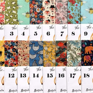100% Natural Beeswax Food Wraps – Reusable, Sustainable Kitchen Storage (Choose Size)