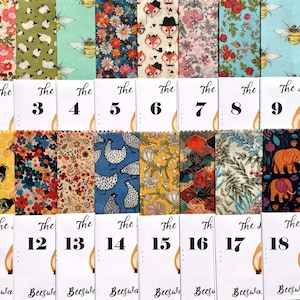 100% Natural Beeswax food Wraps -Choose Wrap Size - Set - Keep wrap tube- Roll, Eco Friendly gifts image 2