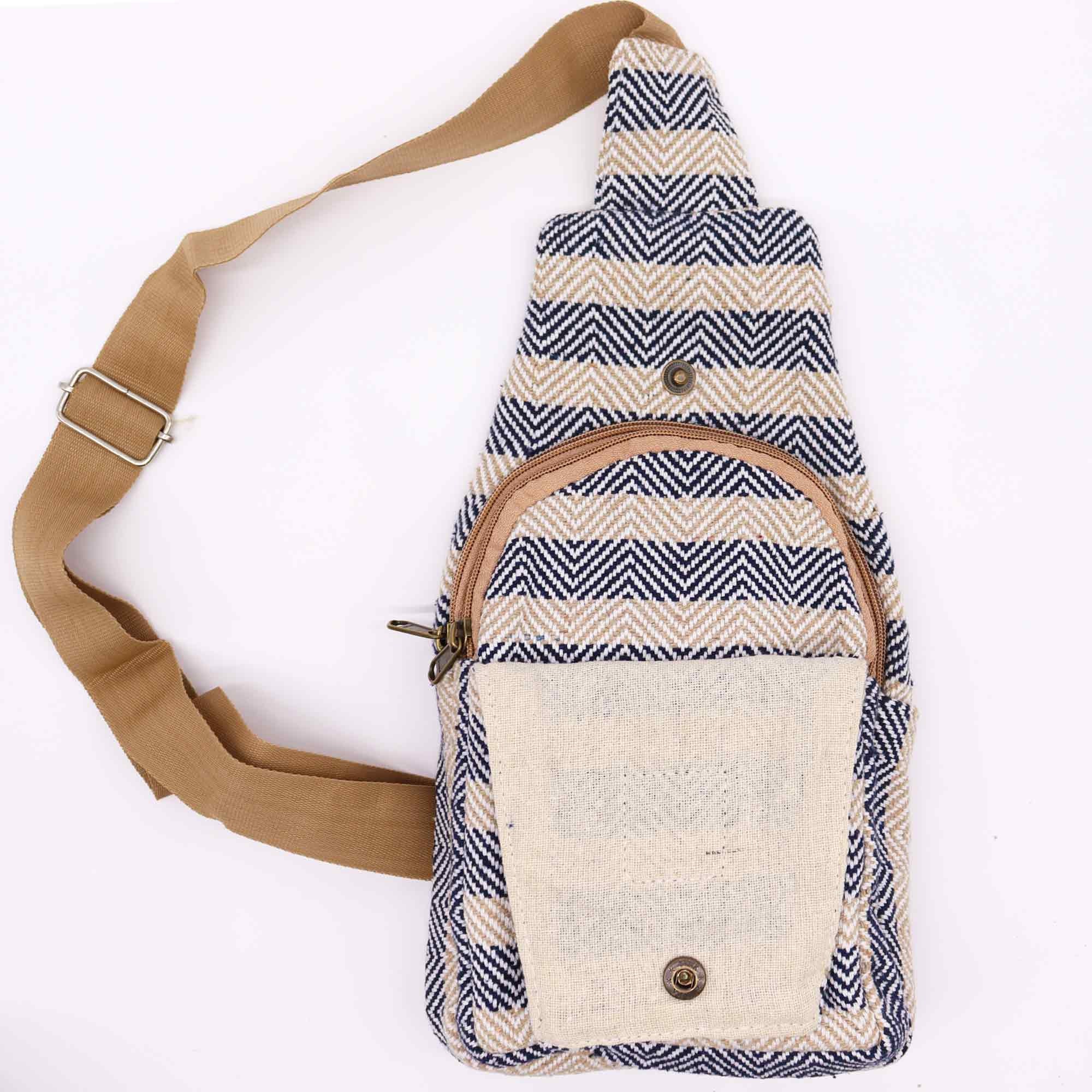 Cross Body Bag L Cotton L Compact Cross Body Bag L Travel