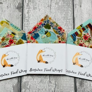 100% Natural Beeswax food Wraps -Choose Wrap Size - Set - Keep wrap tube- Roll, Eco Friendly gifts
