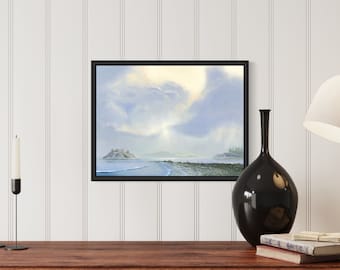 Whytecliff Park Framed Canvas Print: Limited Edition Coastal Art