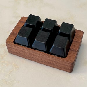 SixKeyBoard Macropad, Six Key Keyboard, Shortcut Keyboard, Work From Home Gift, Mechanical Keyboard, Wood Keyboard, Computer Accessory