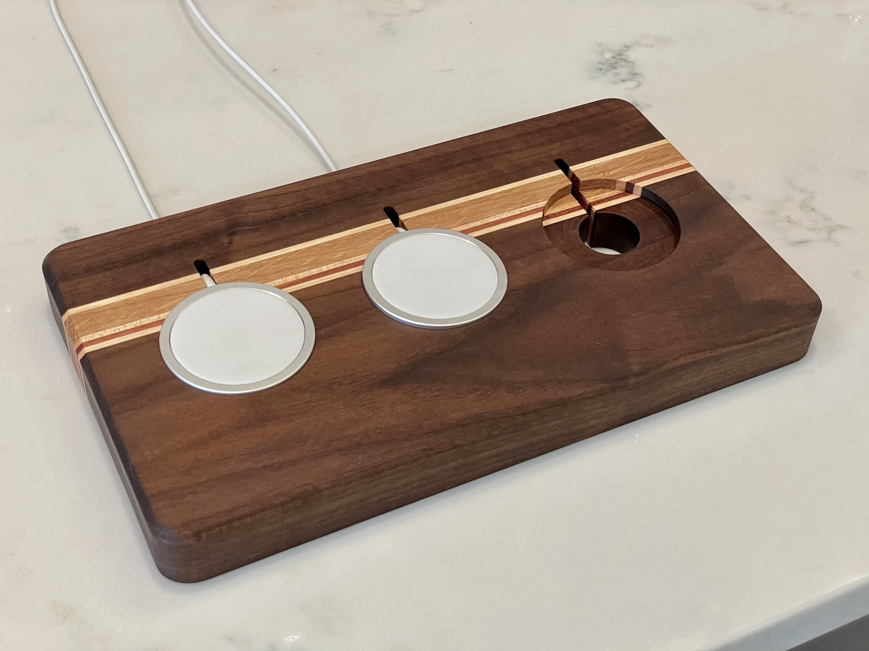 IPhone 12 MagSafe Triple Charger Tray Qi Wireless Charger Etsy