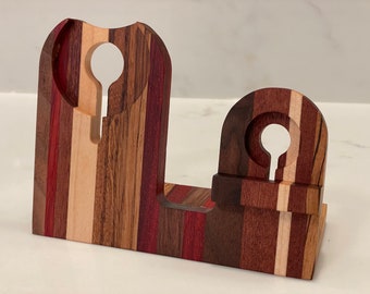 Soporte de carga MagSafe para iPhone 12-17 y Apple Watch (no incluye cargadores MagSafe) - Nuevo accesorio para teléfono - Soporte para reloj