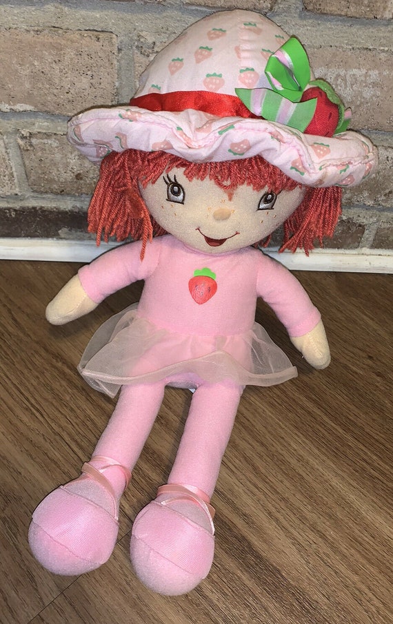 Strawberry shortcake plush doll hot sale