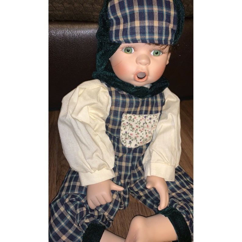 Vintage Goldenvale Collection Porcelain BOY Doll 1/2000 Etsy