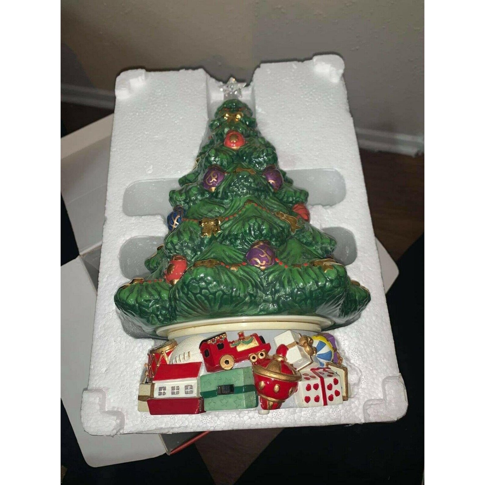 Lenox Holiday Village Musical Light Up Christmas Tree Etsy