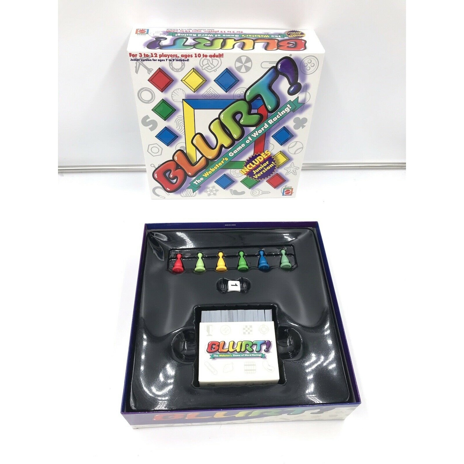 Blurt Board Game The Webster's Game of Word Racing | Etsy