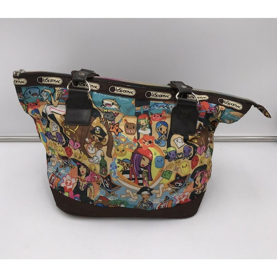 TOKIDOKI Crossbody Small Duffle Nylon Messenger Bag with Charms *EXCELLENT*  | eBay
